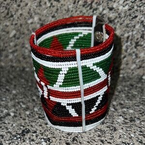 Handcrafted African Beaded Bracelet.